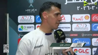 مصطفى فوزي يكشف سر عدم إحتفاله بإحرازه هدفي فوز المصرية للاتصالات أمام الأهلي- فيديو