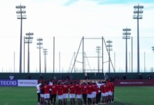 منتخب مصر يختتم تدريباته استعداداً لمواجهة أنجولا في كأس الأمم- صورة