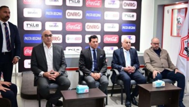 تفاصيل زيارة وزير الرياضة للزمالك- صورة