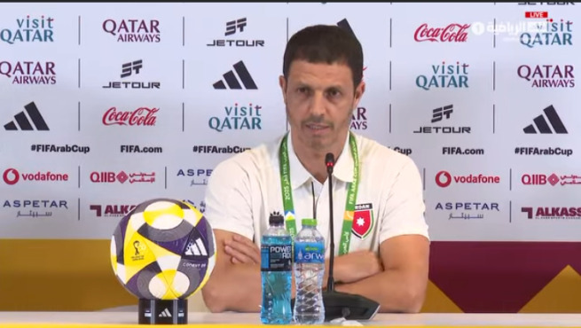 ماذا قال مدرب منتخب الأردن قبل مواجهة مصر الحاسمة في كأس العرب؟ 1 ماذا قال مدرب منتخب الأردن قبل مواجهة مصر الحاسمة في كأس العرب؟