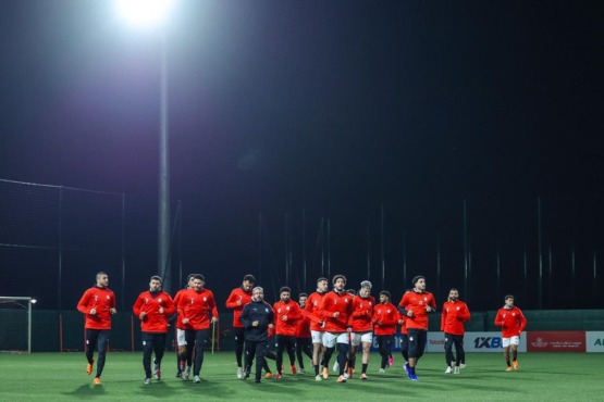 منتخب مصر يختتم تدريباته استعداداً لمواجهة زيمبابوي في بطولة إفريقيا- صورة