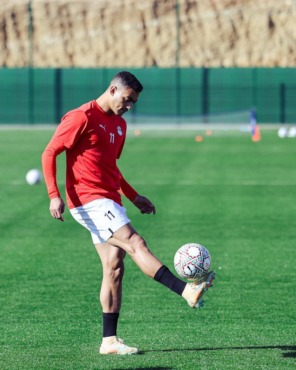 تفاصيل المران الختامي لمنتخب مصر قبل مواجهة جنوب إفريقيا في بطولة إفريقيا - صورة