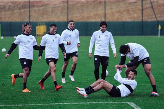 تفاصيل مران منتخب مصر قبل مواجهة أنجولا في كأس افريقيا - صورة