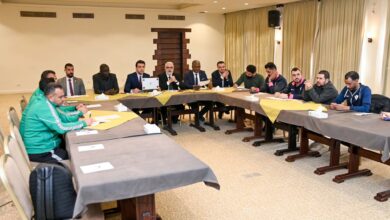 نتائج الاجتماع الفني لمباراة الزمالك والمصري في الكونفدرالية - صور