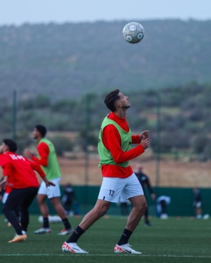 منتخب مصر يختتم تدريباته استعدادًا لمواجهة بنين في إفريقيا.. وتأهيل ثنائي الفريق- صورة