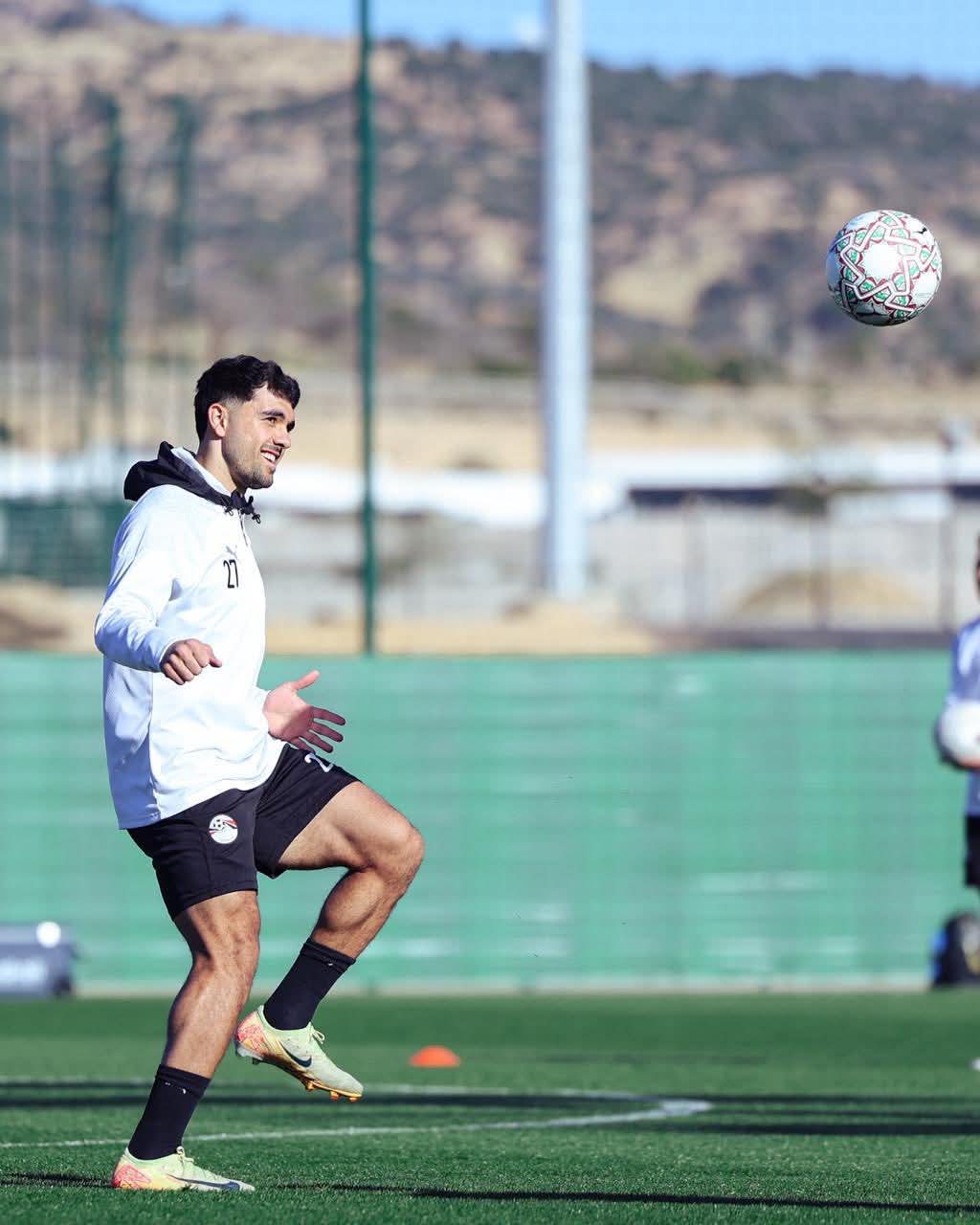 منتخب مصر يخوض مرانه الأخير في أغادير ويتجه لطنجه استعدادا لمواجهة السنغال في بطولة إفريقيا - صورة