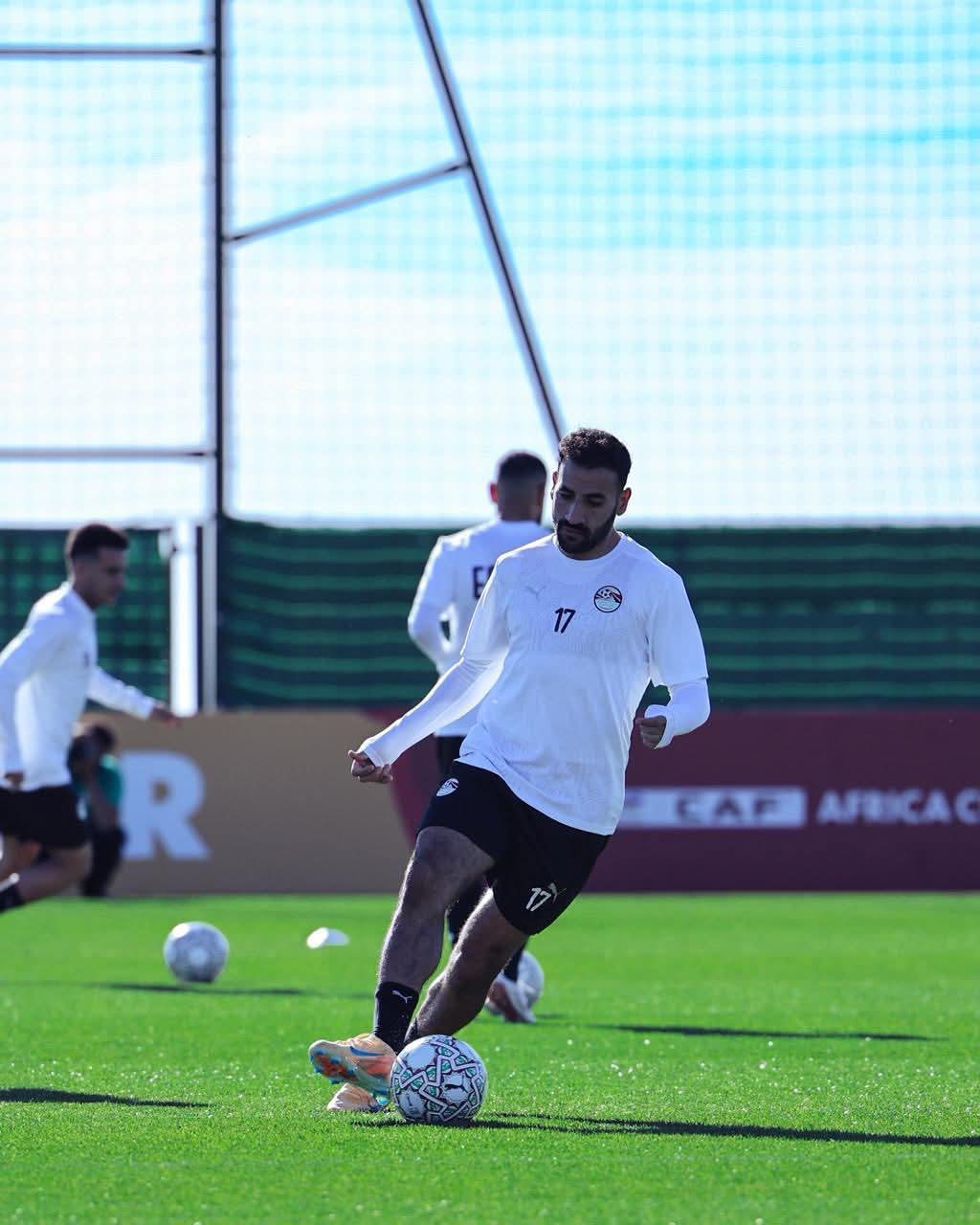 منتخب مصر يخوض مرانه الأخير في أغادير ويتجه لطنجه استعدادا لمواجهة السنغال في بطولة إفريقيا - صورة