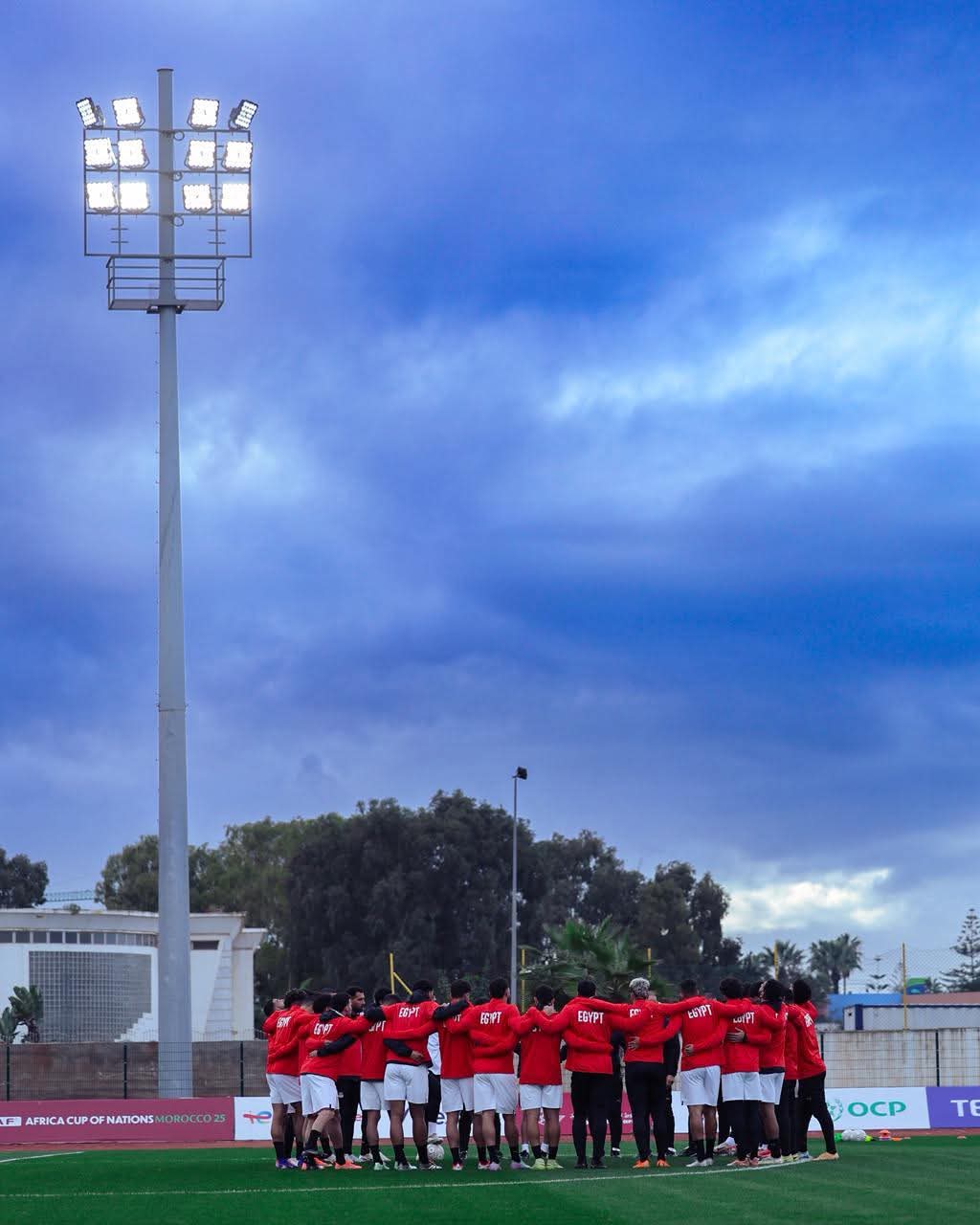 منتخب مصر يختتم تدريباته استعدادًا لمواجهة نيجيريا في بطولة إفريقيا- صورة