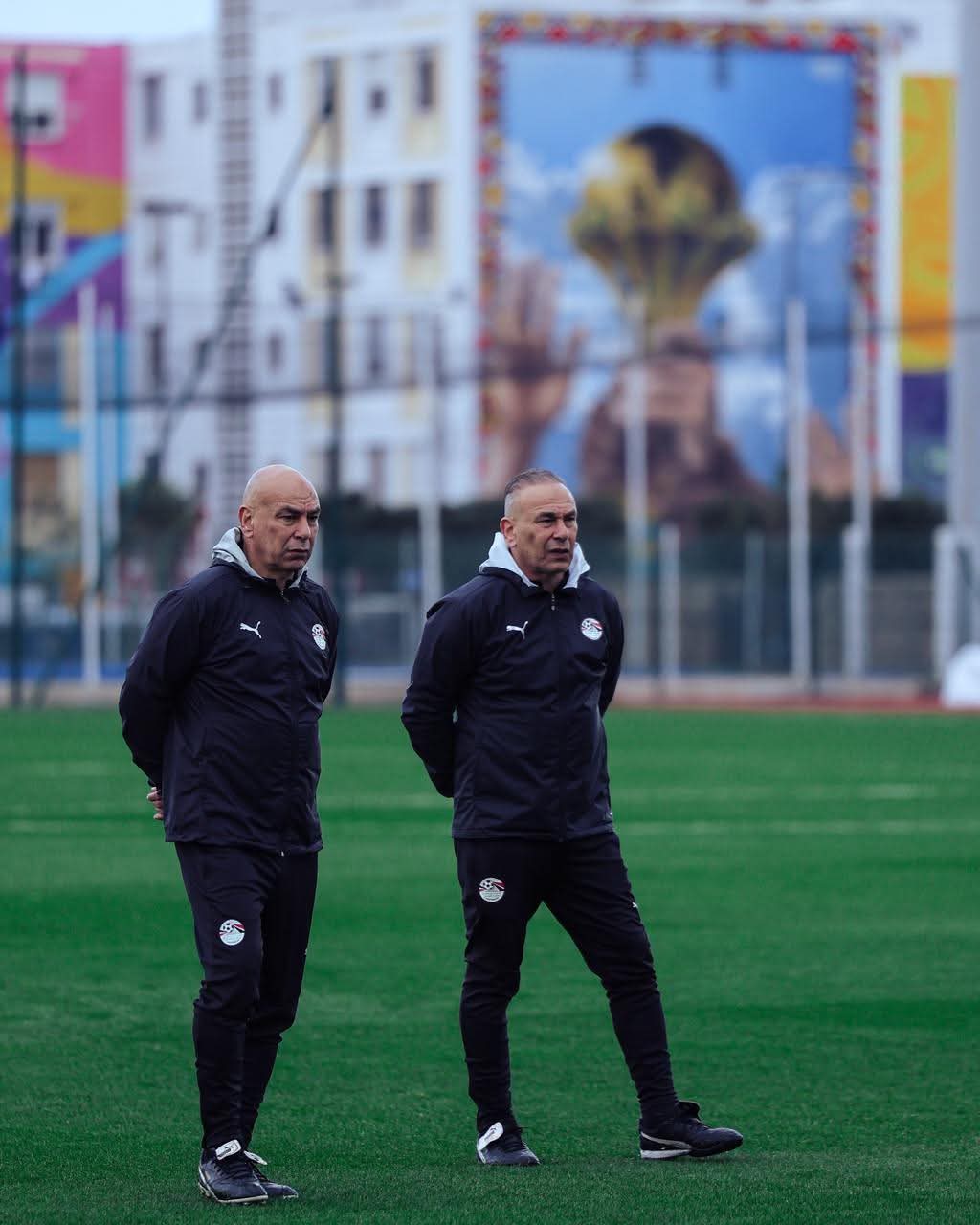 منتخب مصر يختتم تدريباته استعدادًا لمواجهة نيجيريا في بطولة إفريقيا- صورة