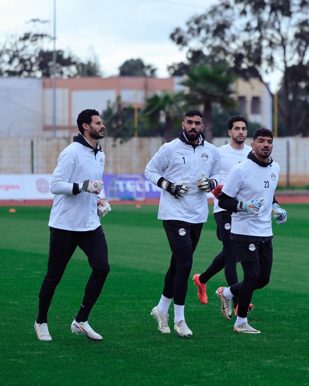 منتخب مصر يختتم تدريباته استعدادًا لمواجهة نيجيريا في بطولة إفريقيا- صورة