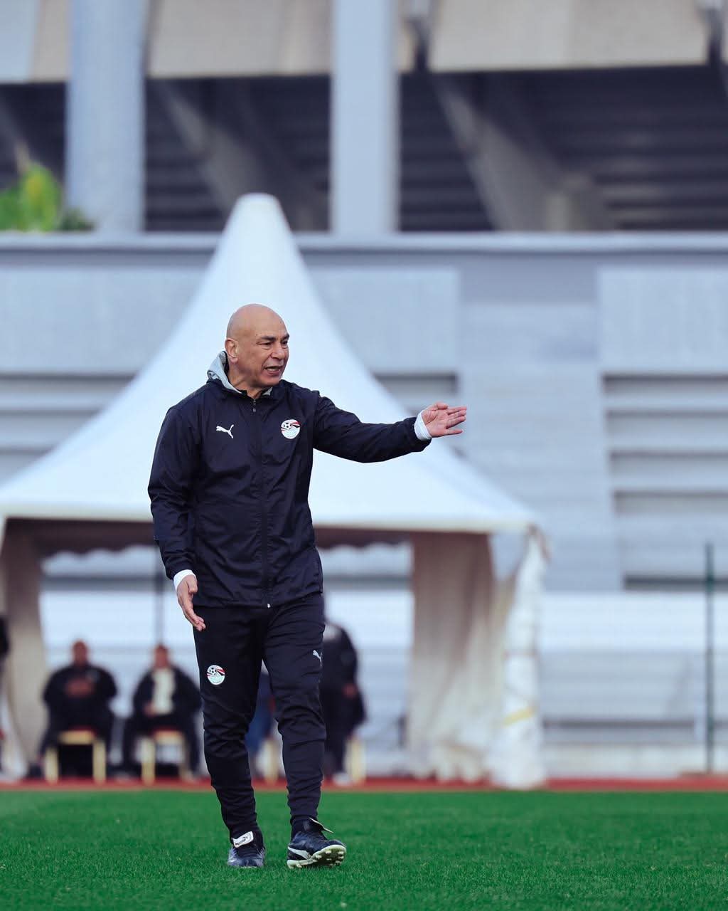 منتخب مصر يختتم تدريباته استعدادًا لمواجهة نيجيريا في بطولة إفريقيا- صورة