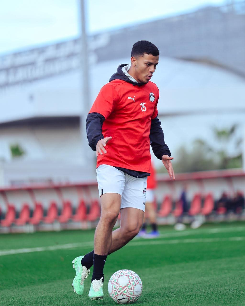 منتخب مصر يختتم تدريباته استعدادًا لمواجهة نيجيريا في بطولة إفريقيا- صورة