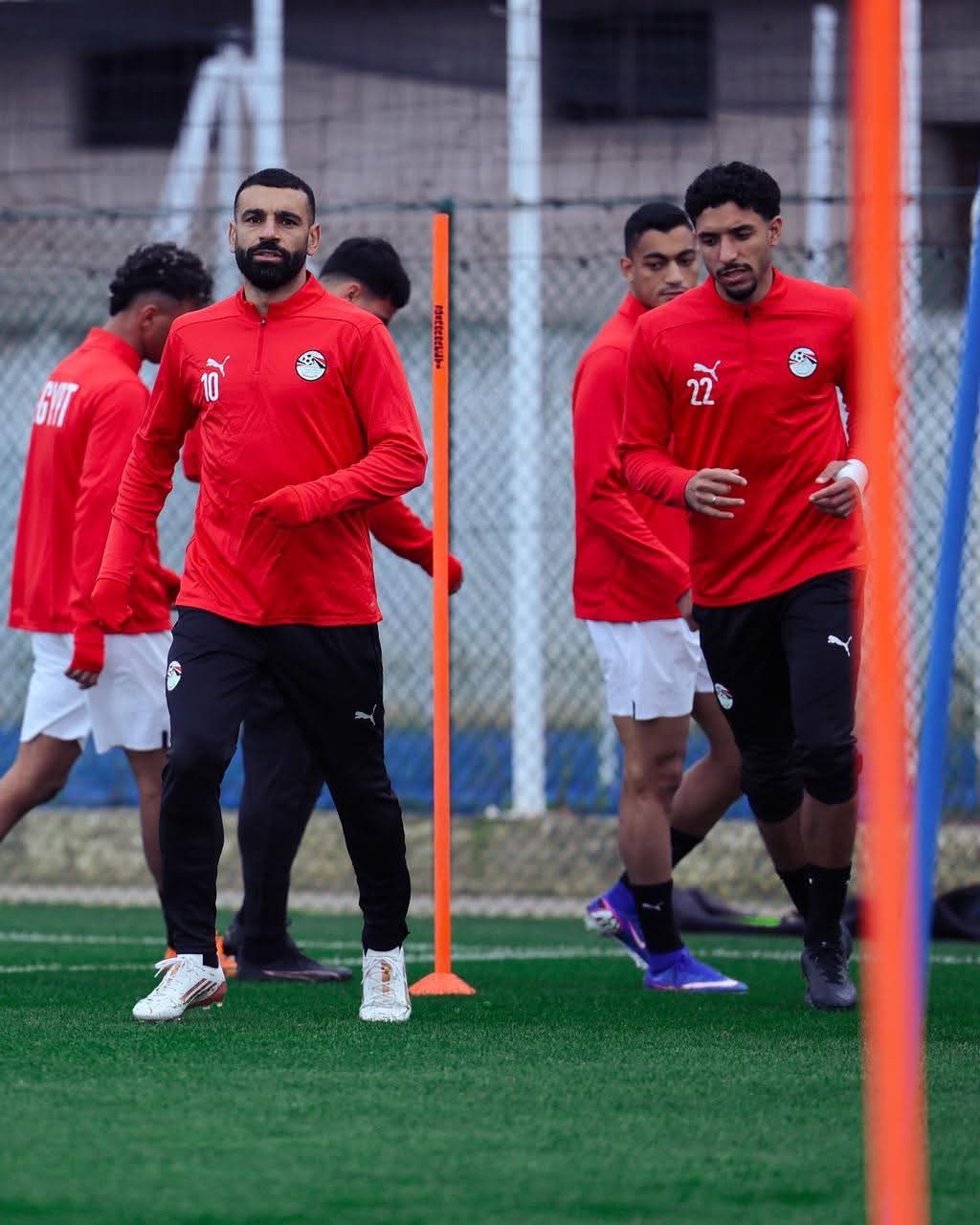 منتخب مصر يختتم تدريباته استعدادًا لمواجهة نيجيريا في بطولة إفريقيا- صورة