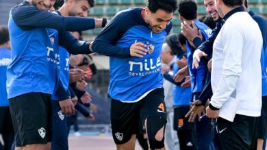 15 صورة ترصد كواليس مران الزمالك قبل مواجهة المصري.. عودة نجم الفريق