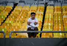 اول تعليق من مشجع الزمالك الذي تواجد وحيدا في مدرجات ستاد برج العرب لمؤارزة الفريق أمام المصري