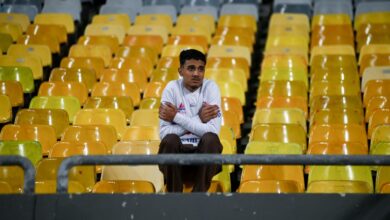 اول تعليق من مشجع الزمالك الذي تواجد وحيدا في مدرجات ستاد برج العرب لمؤارزة الفريق أمام المصري