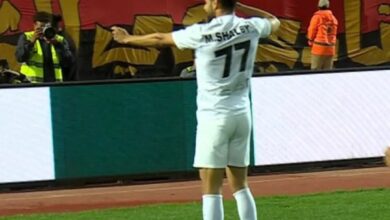 مصطفى شلبي يحصد جائزة أفضل لاعب في مباراة البنك الأهلي أمام الأهلي- صورة