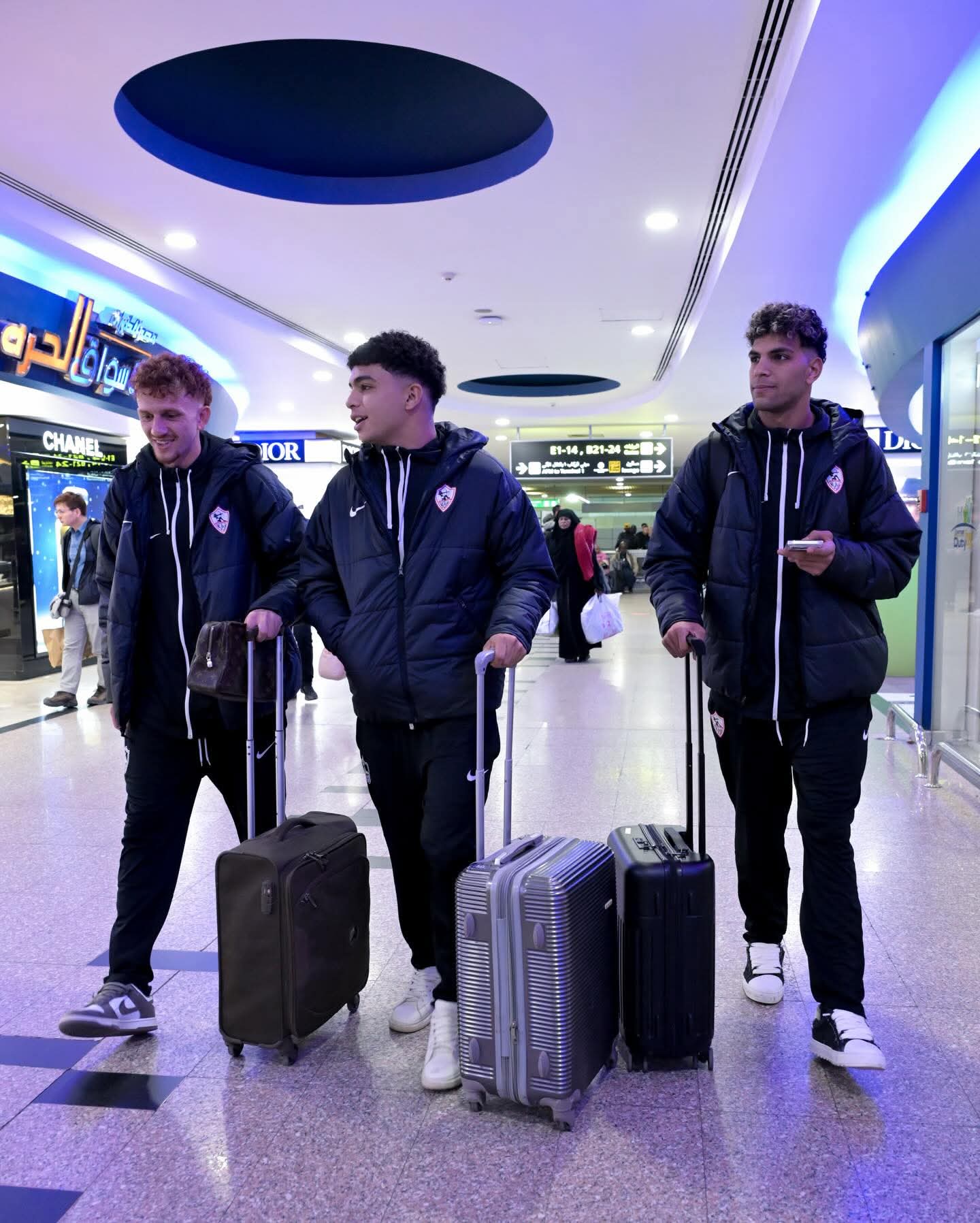 الزمالك يغادر القاهرة متجها لزامبيا لمواجهة زيسكو في الكونفدرالية-صورة