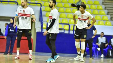 الزمالك يفوز على بتروجيت في دوري الطائرة