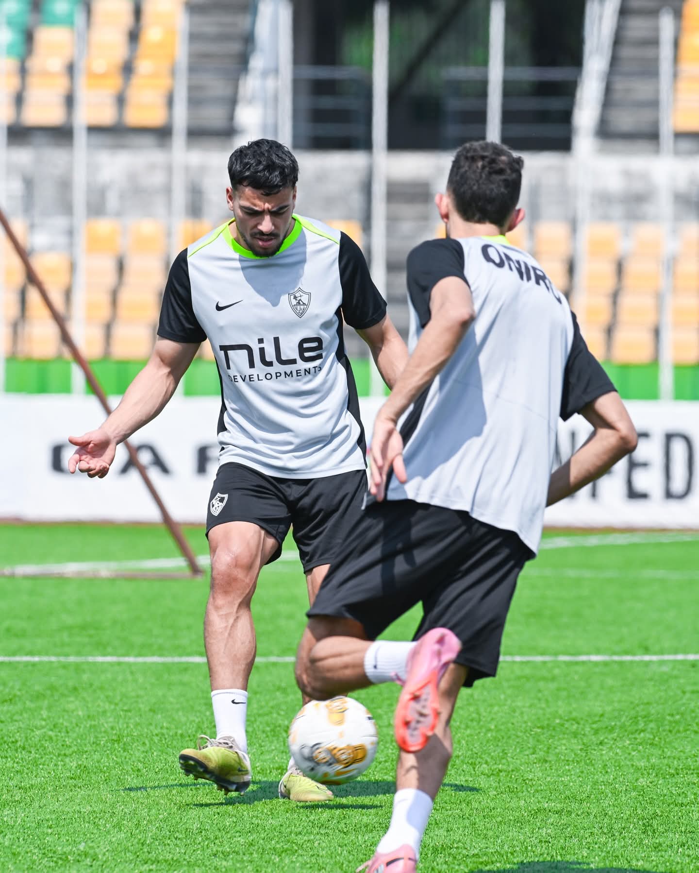 14 صورة ترصد كواليس مران الزمالك استعدادا لمواجهة أوتوهو في الكونفدرالية