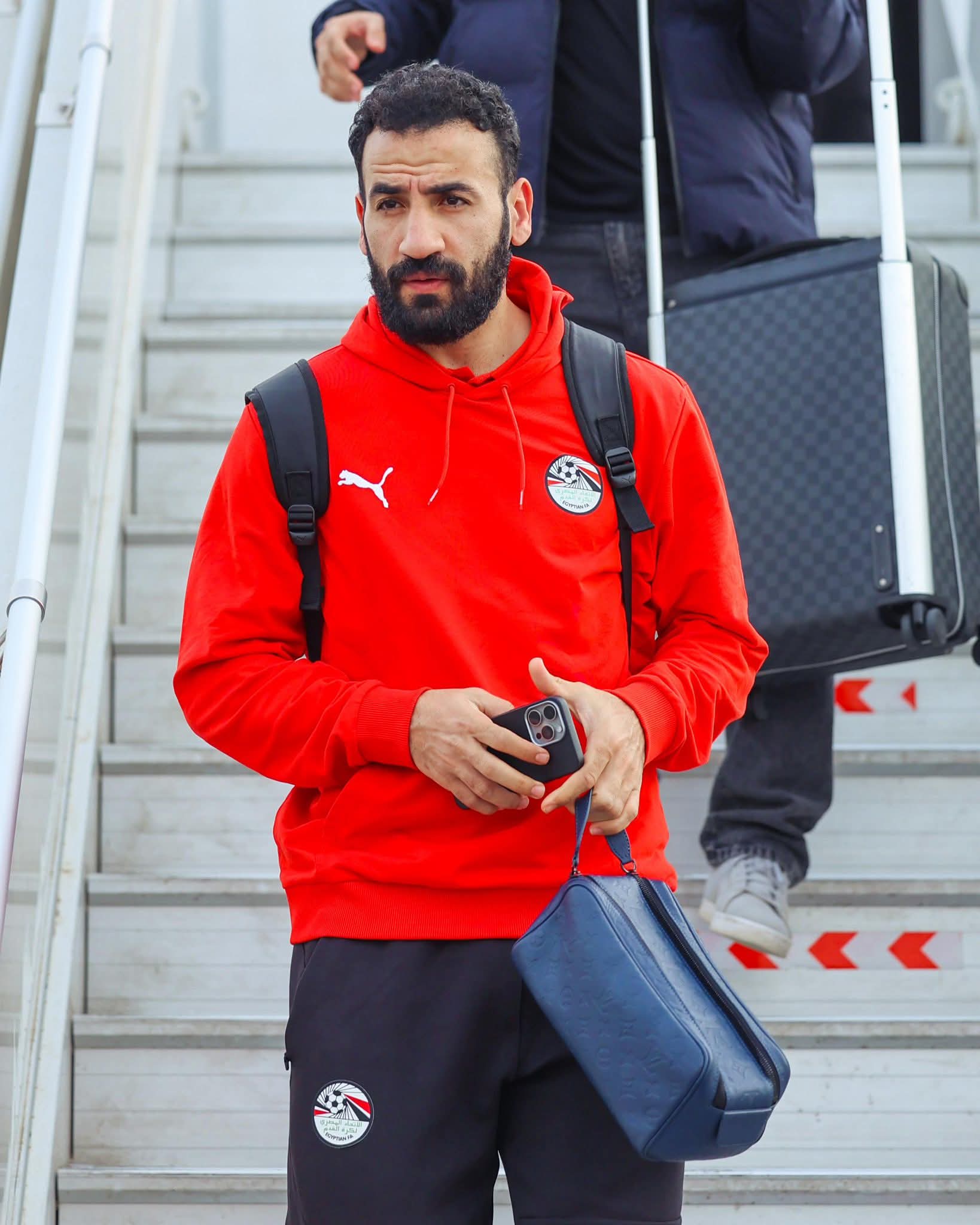 بعثة منتخب مصر تصل جدة استعداداً لمواجهة السعودية ودياً - صورة