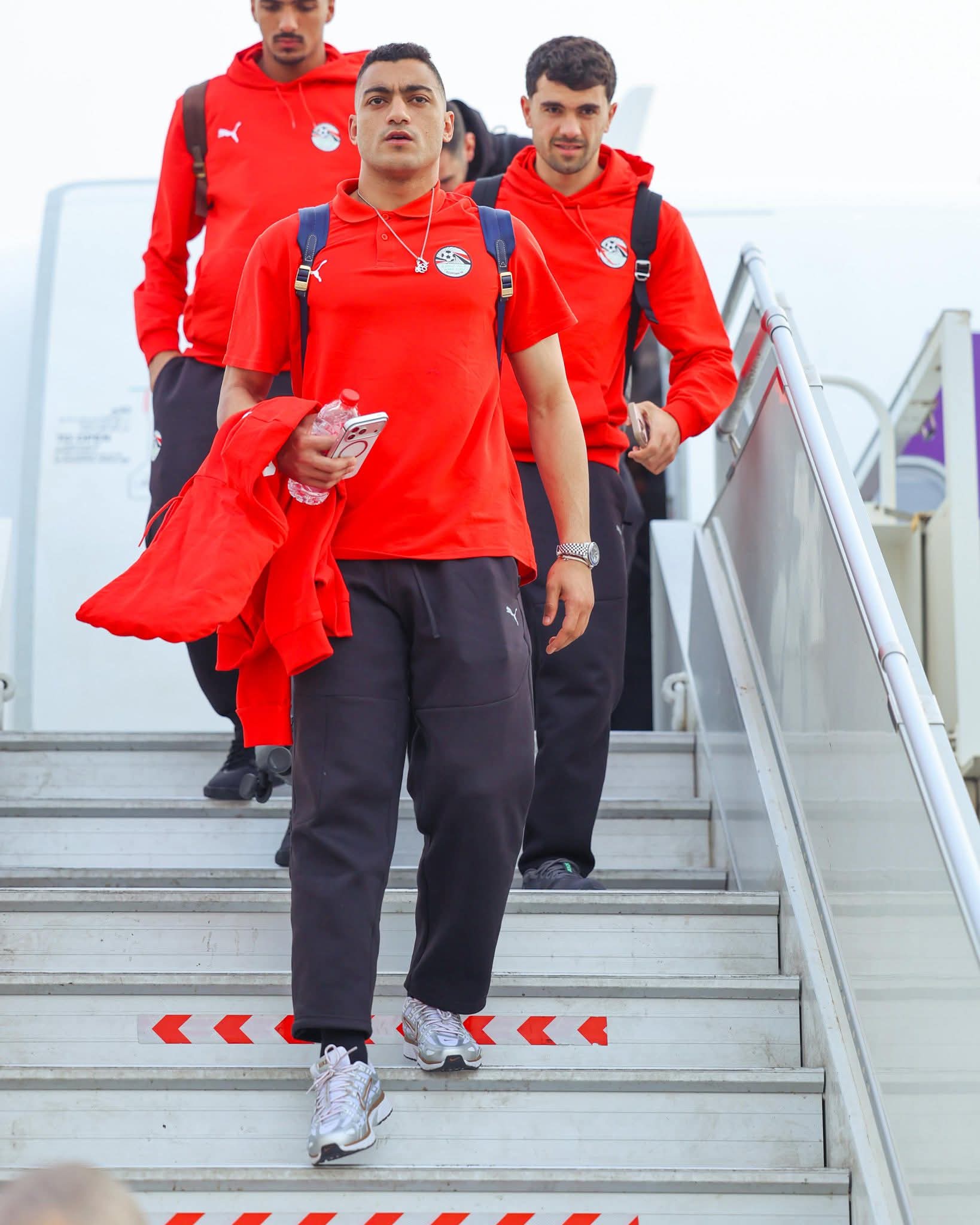 بعثة منتخب مصر تصل جدة استعداداً لمواجهة السعودية ودياً - صورة