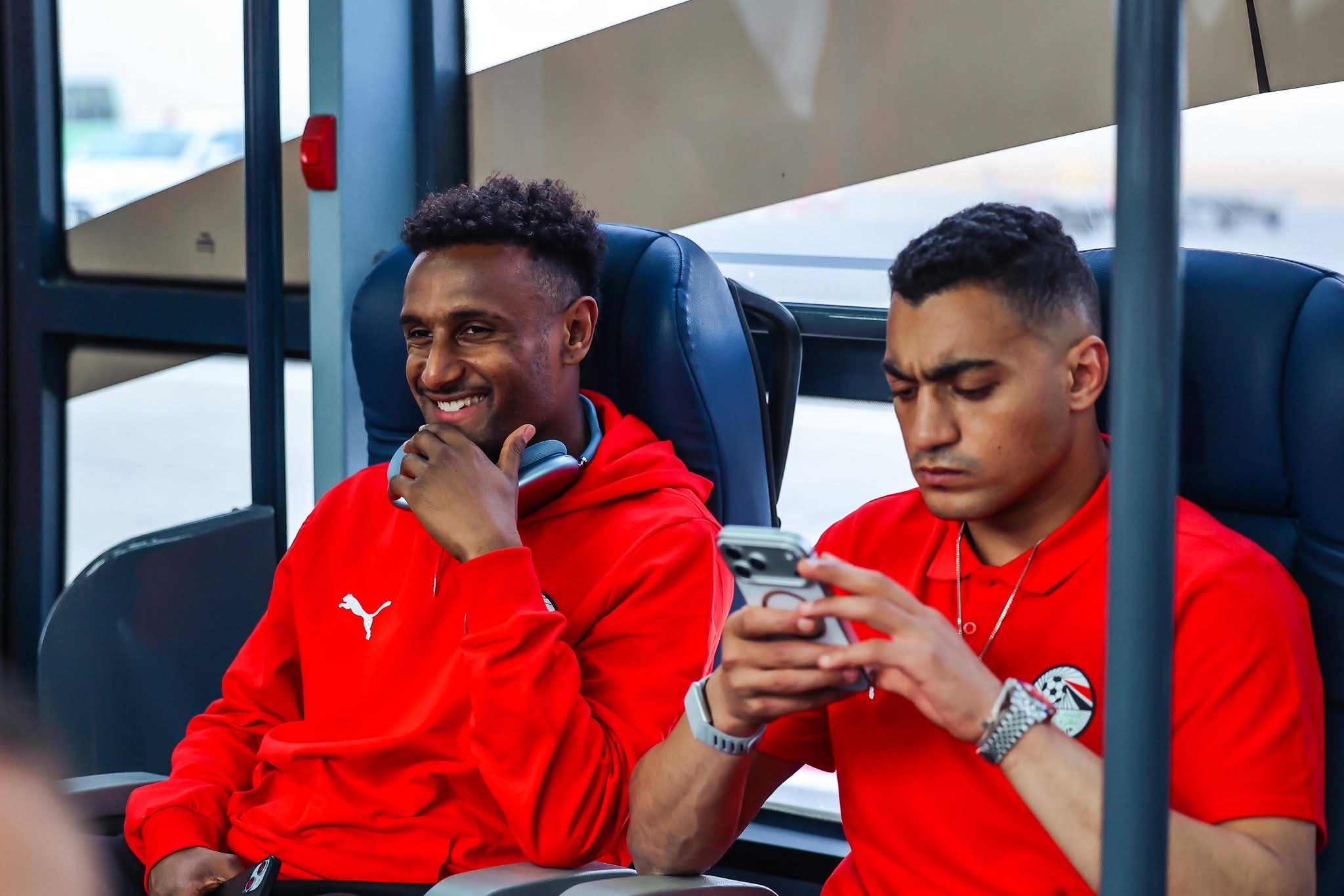 بعثة منتخب مصر تصل جدة استعداداً لمواجهة السعودية ودياً - صورة