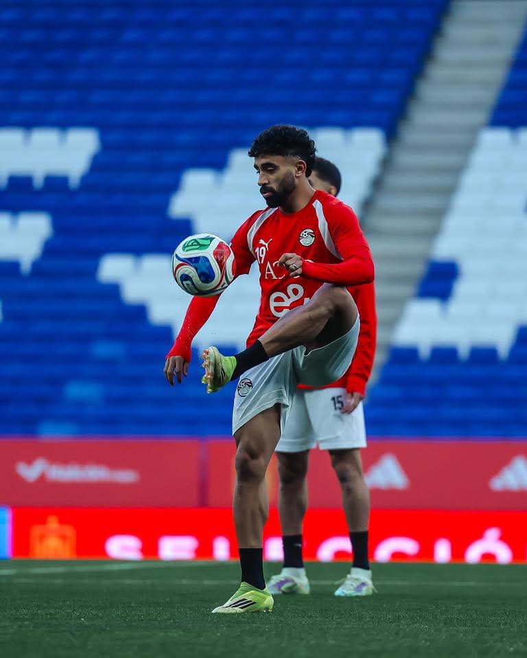 18 صورة ترصد كواليس مران منتخب مصر الختامي قبل مواجهة إسبانيا
