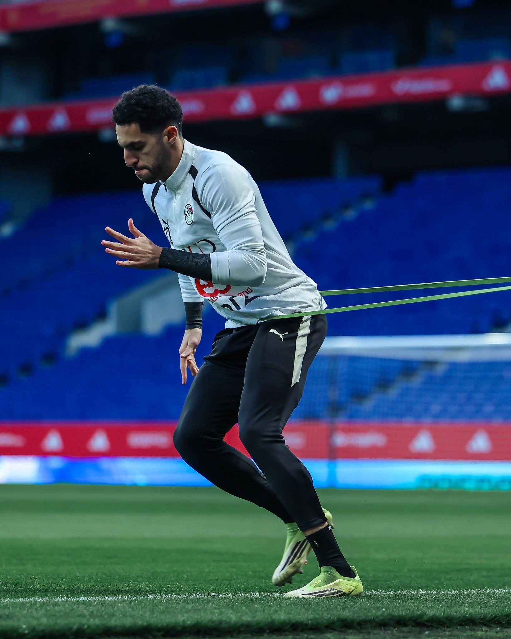 18 صورة ترصد كواليس مران منتخب مصر الختامي قبل مواجهة إسبانيا