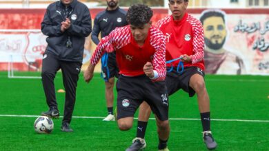 تدريبات خاصة لمنتخب مصر للناشئين قبل مواجهة المغرب في بطولة شمال إفريقيا
