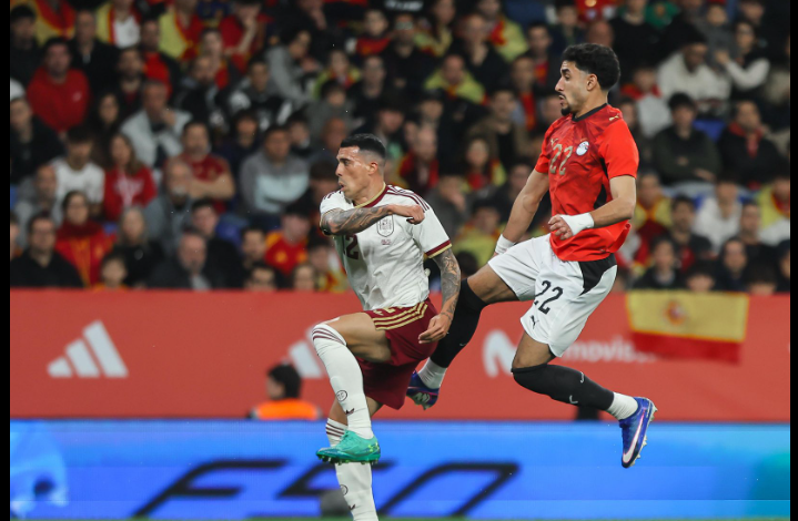 فضيحة.. هتافات عنصرية تهز مباراة مصر وإسبانيا وإدانة دولية 1 فضيحة.. هتافات عنصرية تهز مباراة مصر وإسبانيا وإدانة دولية