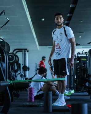 تدريبات بدنية لمنتخب مصر استعداداً لودية روسيا - صورة