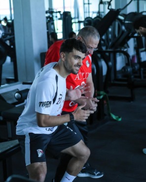 تدريبات بدنية لمنتخب مصر استعداداً لودية روسيا - صورة