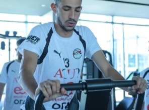 تدريبات بدنية لمنتخب مصر استعداداً لودية روسيا - صورة