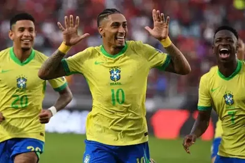 بالقوة الضاربة.. تشكيل منتخب البرازيل لمواجهة مصر وديًا استعدادًا لكأس العالم 2026 1 بالقوة الضاربة.. تشكيل منتخب البرازيل لمواجهة مصر وديًا استعدادًا لكأس العالم 2026