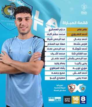 خالد جلال يعلن قائمة غزل المحلة لمواجهة الزمالك في الدوري