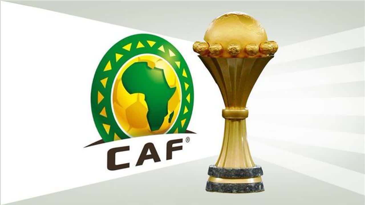شعار الاتحاد الأفريقي لكرة القدم وكأس أمم أفريقيا في صورة أرشيفية
