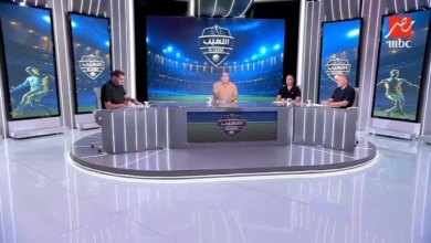 لقطة من برنامج اللعيب أثناء مناقشة تجديد عقدي محمد هاني وياسر إبراهيم