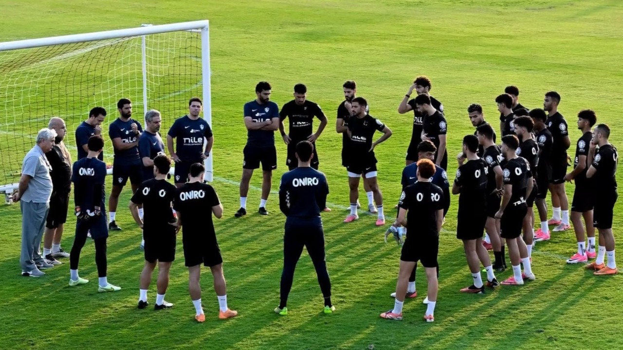 تدريبات بدلاء الزمالك والمستبعدين من لقاء الجيش الرواندي
