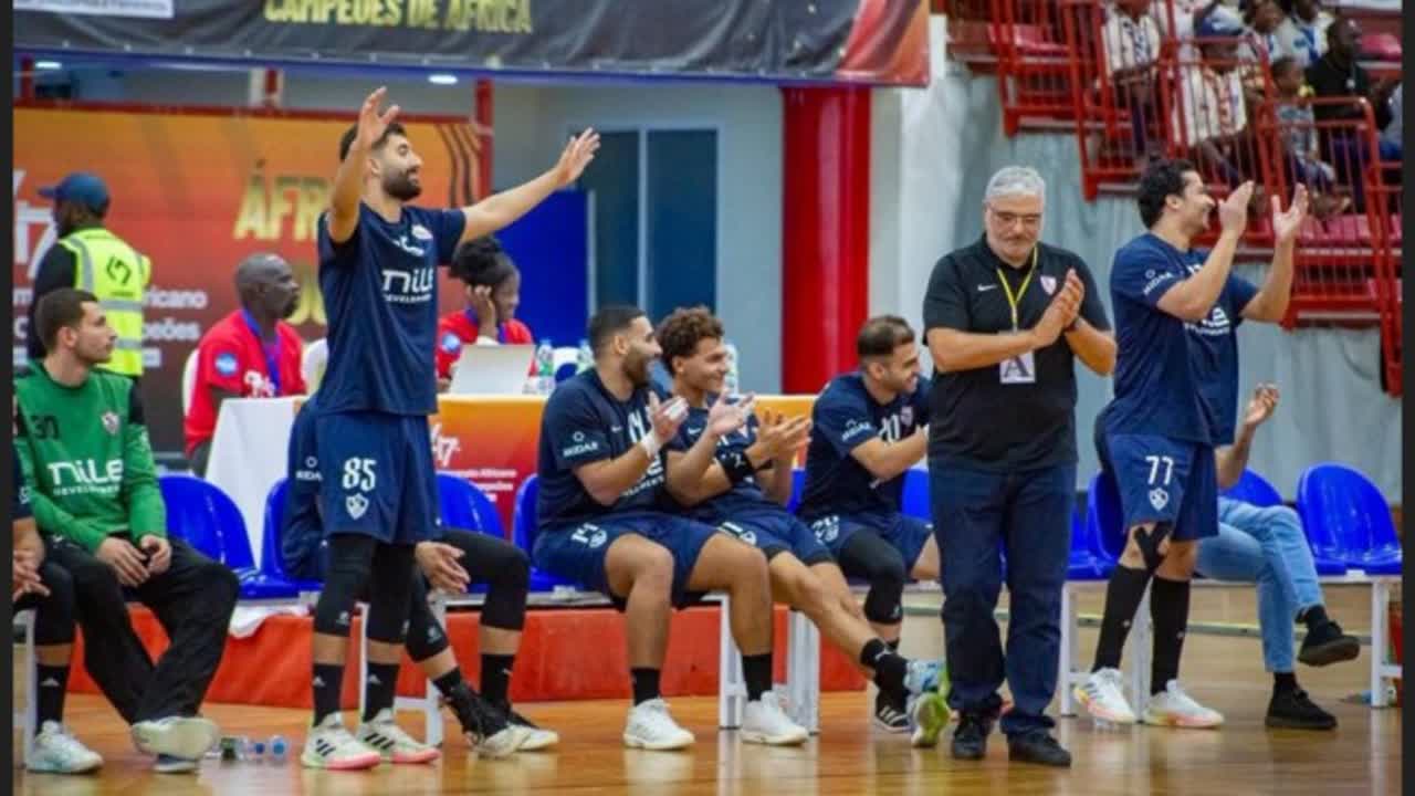 صورة أرشيفية لفريق كرة اليد بنادي الزمالك