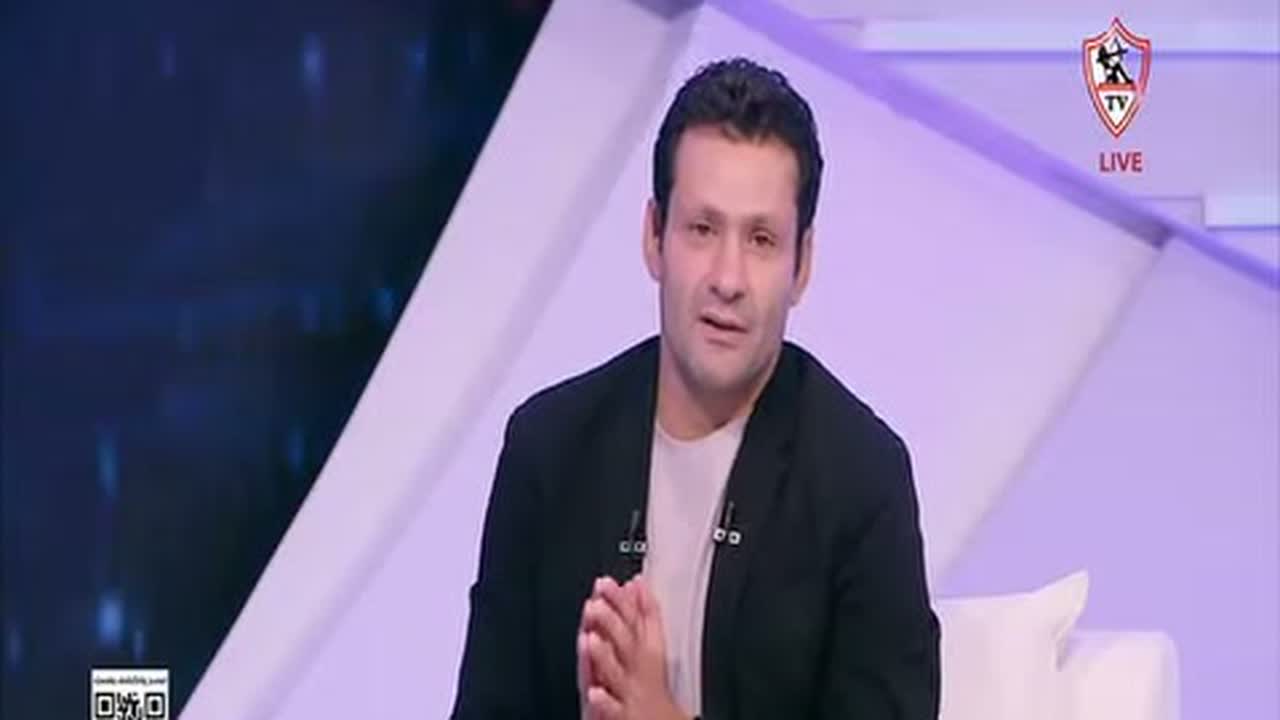 محمد أبو العلا خلال حديثه عن ملف حسام الزناتي في الزمالك