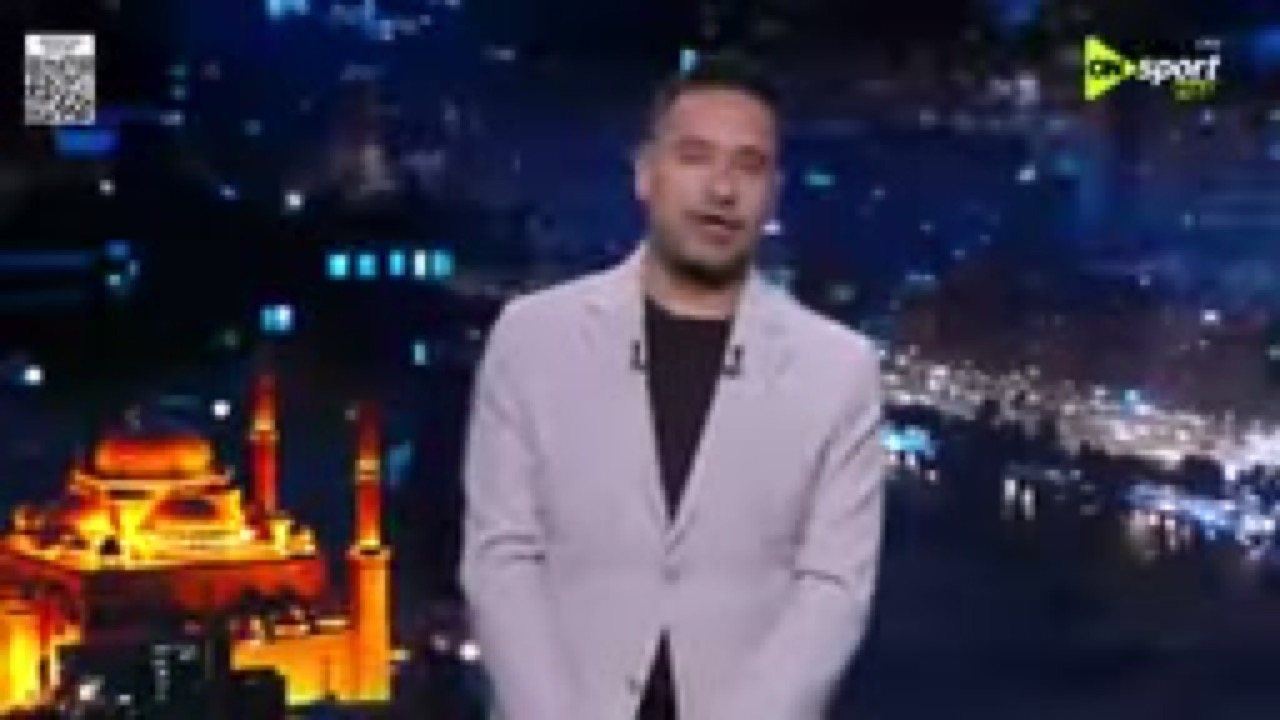 لقطة من استوديو برنامج من القاهرة على أون سبورت خلال حديث كريم رمزي عن أحمد فتوح