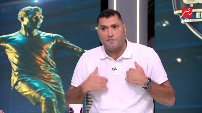 لقطة من برنامج اللعيب خلال تعليق محمود أبو الدهب على محمد هاني