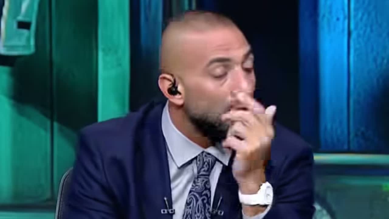 لقطة من برنامج أوضة اللبس أثناء تصريحات ميدو عن تعاقدات الزمالك