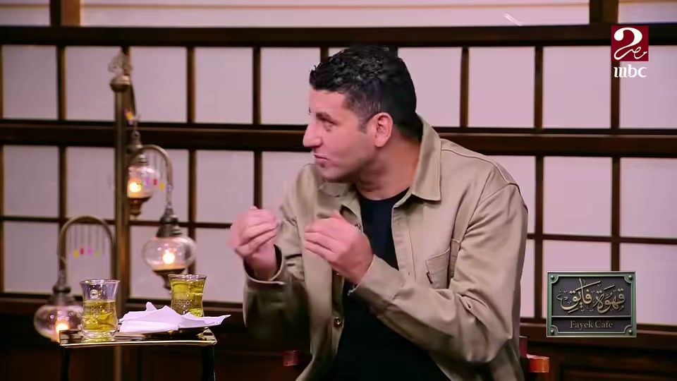 لقطة من ظهور أمير عزمي في برنامج الكورة مع فايق للحديث عن الزمالك