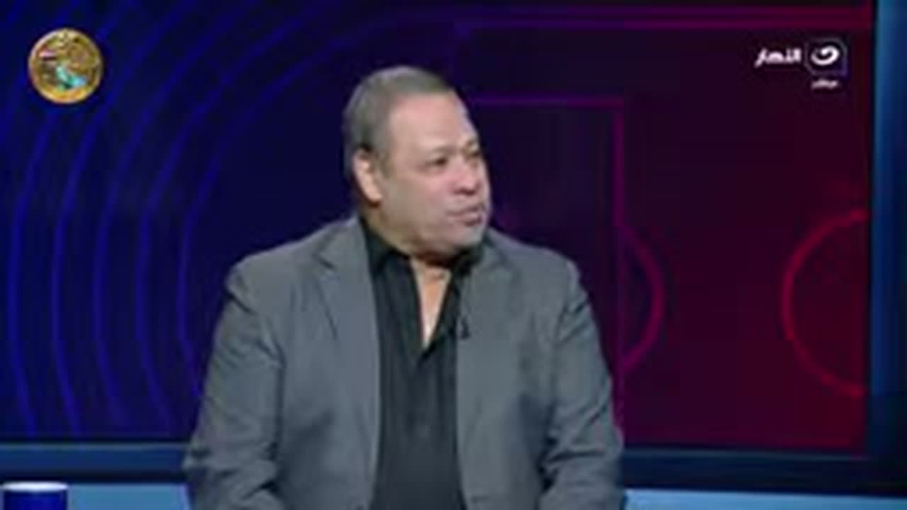 لقطة من الاستوديو أثناء حديث ضياء السيد في برنامج الناظر مع شوبير