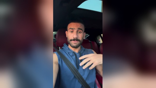باسم مرسي خلال توضيحه لتصريحاته عن مباراة القمة عبر إنستجرام