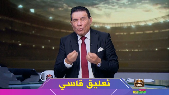 مدحت شلبي خلال ظهوره في برنامج يا مساء الأنوار