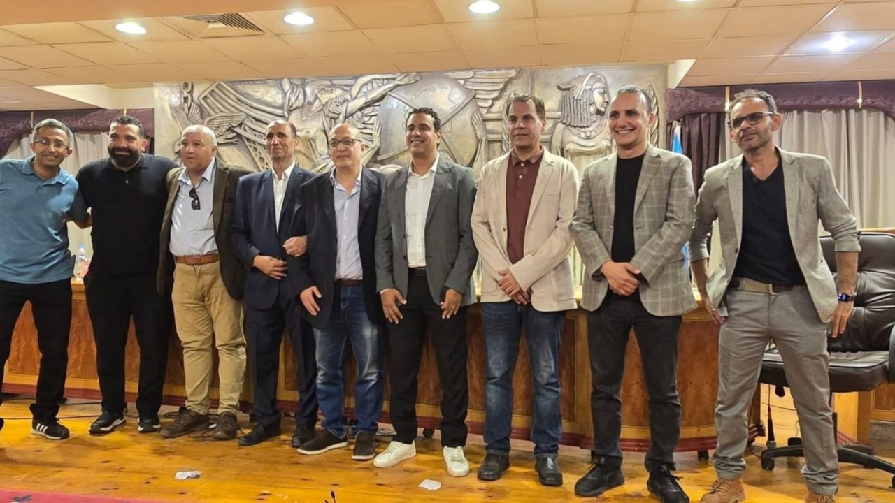 شعار نادي الزمالك في خبر تهنئة رابطة النقاد الرياضيين